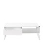 Hanah Home Mesa de Centro Blanco Diamante